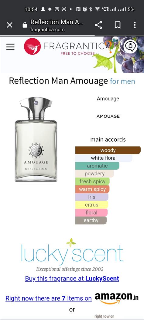 Suggestions for perfumes similar to Reflection Man 